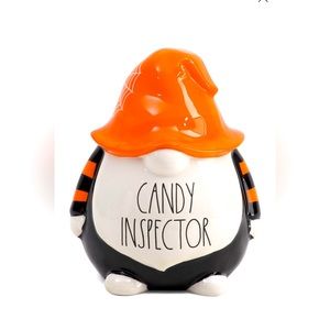 NEW Rae Dunn Ceramic “Candy Inspector” Gnome